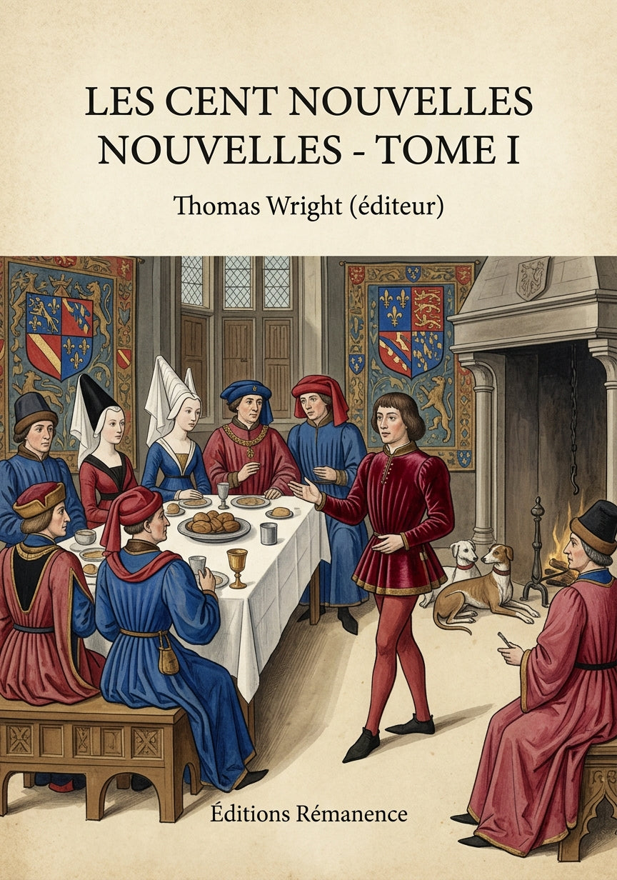 Les Cent Nouvelles Nouvelles - Tome I - Thomas Wright (éditeur) (Couverture)