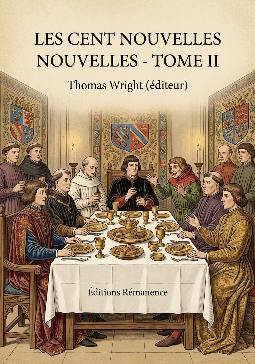 Les Cent Nouvelles Nouvelles - Tome II - Thomas Wright (éditeur) (Couverture)