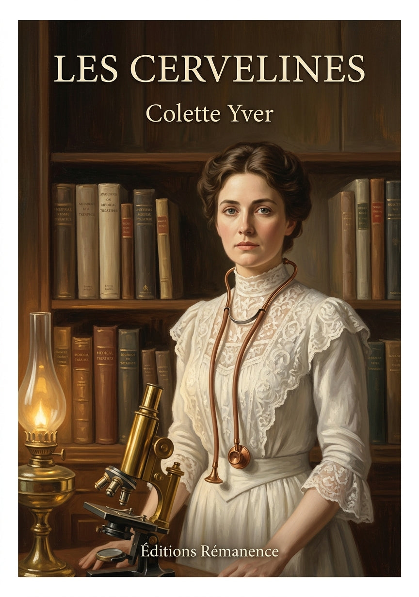 Livre Les Cervelines par Colette Yver - Couverture - Editions Remanence