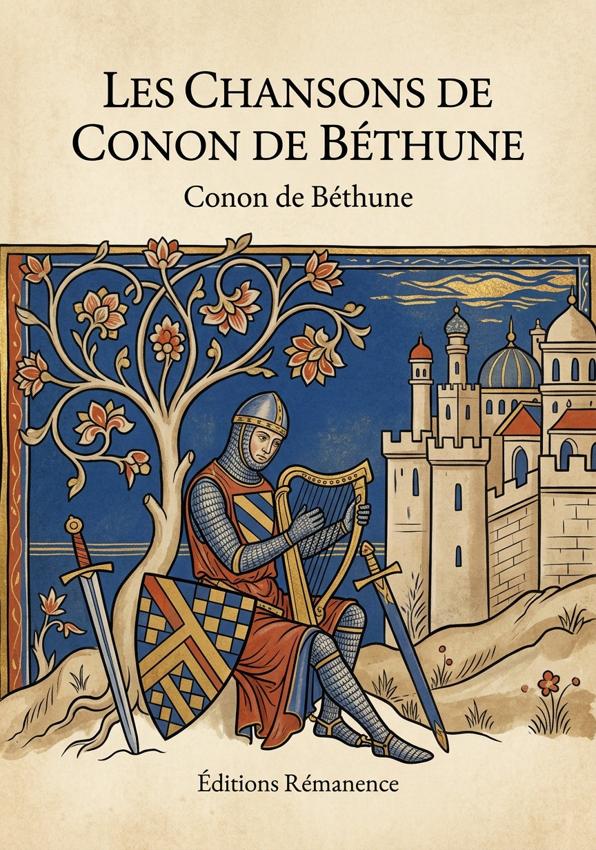 Livre Les Chansons de Conon de Béthune par Conon de Béthune - Couverture - Editions Remanence