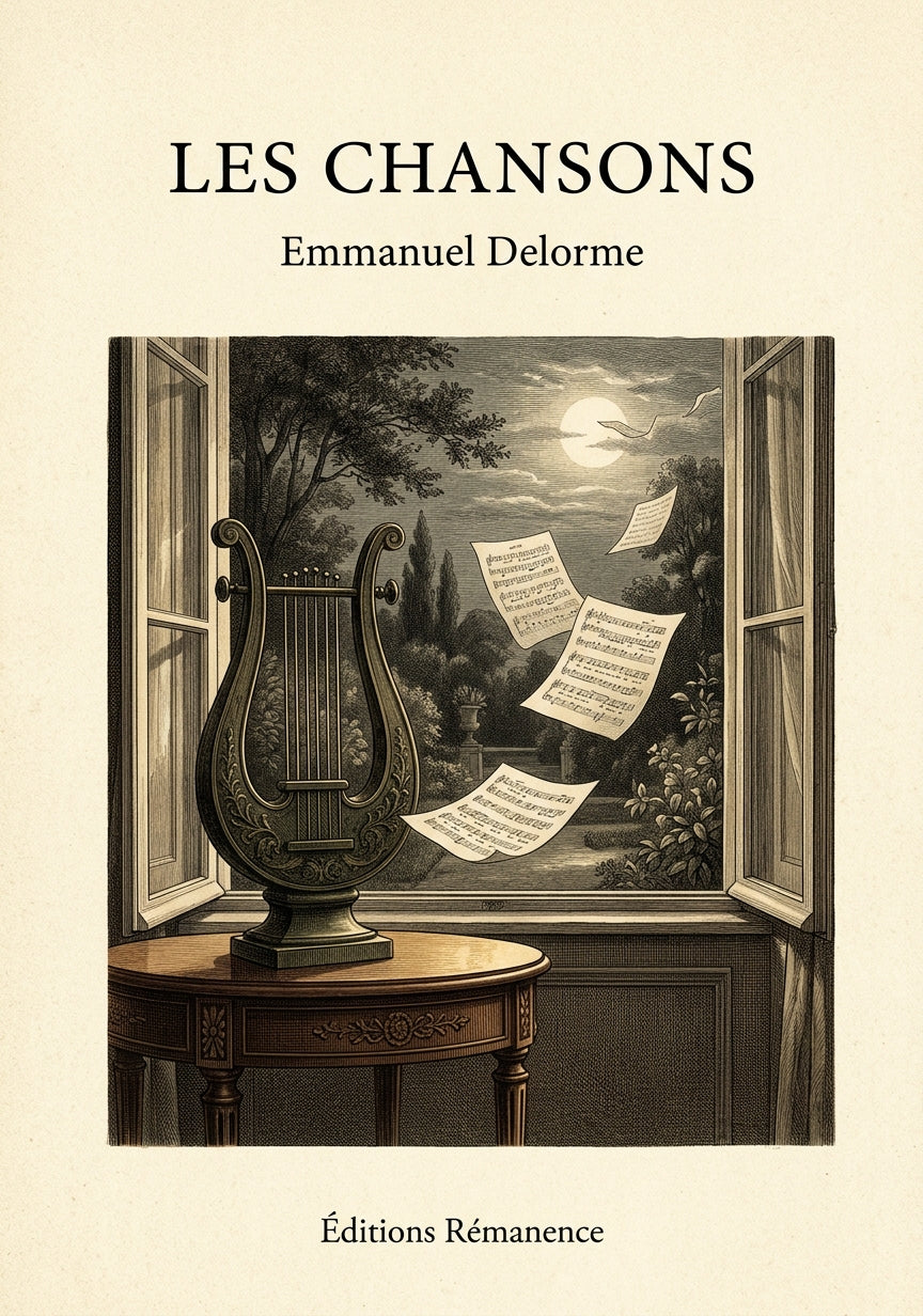 Livre Les Chansons par Emmanuel Delorme - Couverture - Editions Remanence