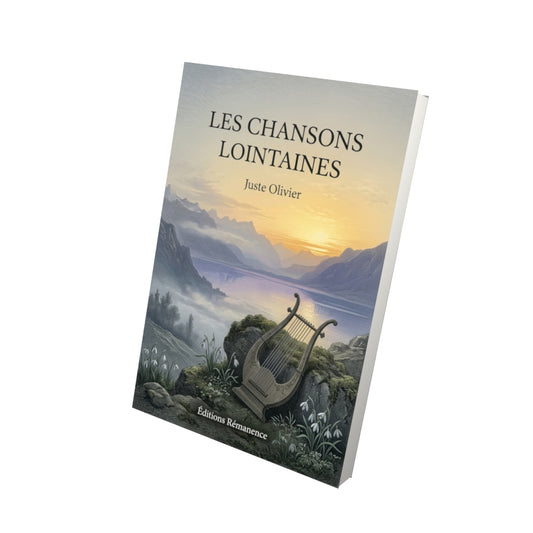 Livre Les Chansons lointaines par Juste Olivier - Vue 3D - Editions Remanence