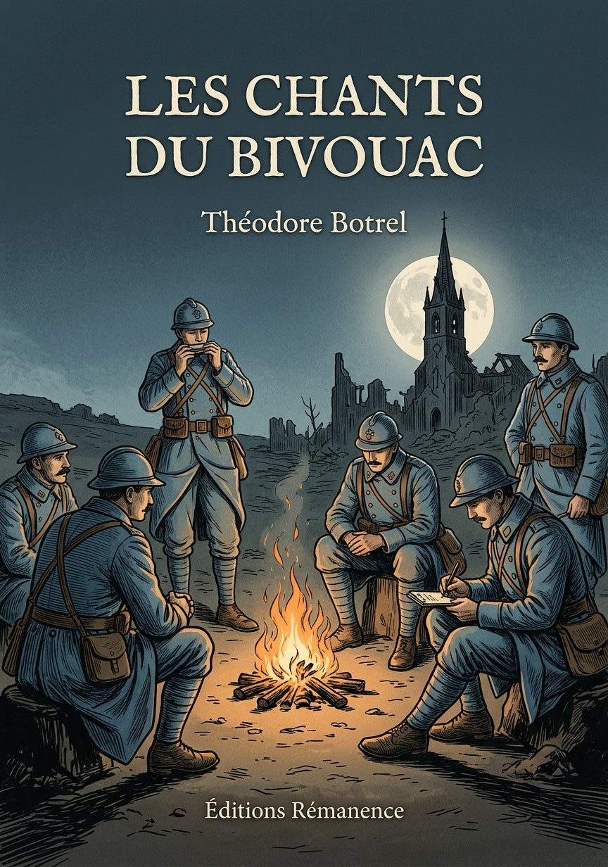 Livre Les Chants du Bivouac par Théodore Botrel - Couverture - Editions Remanence