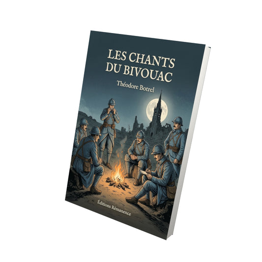 Livre Les Chants du Bivouac par Théodore Botrel - Vue 3D - Editions Remanence