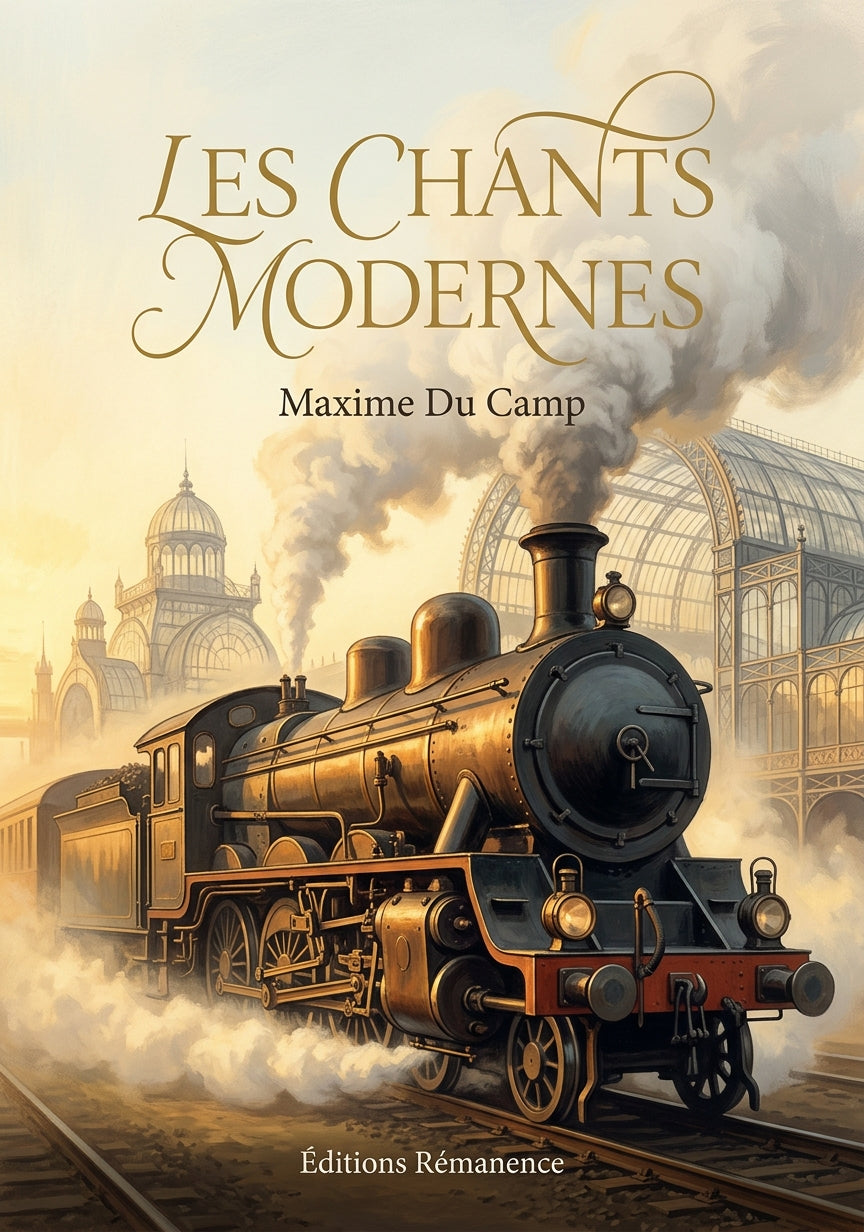 Livre Les chants modernes par Maxime Du Camp - Couverture - Editions Remanence