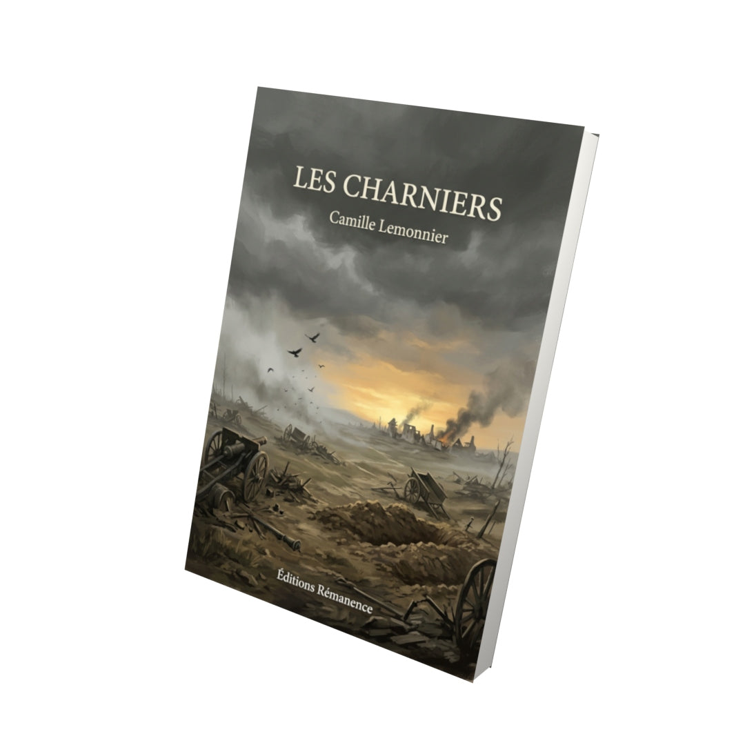 Livre Les Charniers par Camille Lemonnier - Vue 3D - Editions Remanence