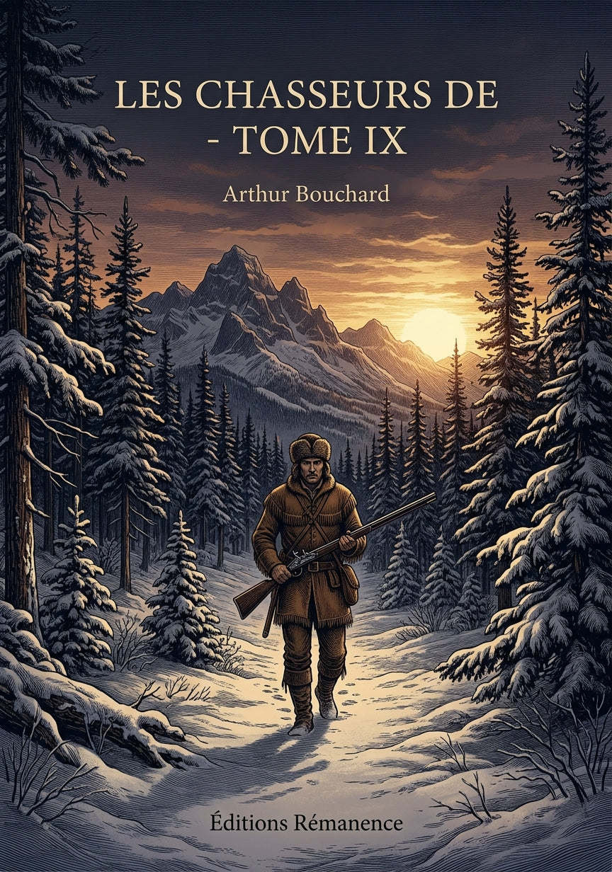 Livre Les chasseurs de - Tome IX par Arthur Bouchard - Couverture - Editions Remanence