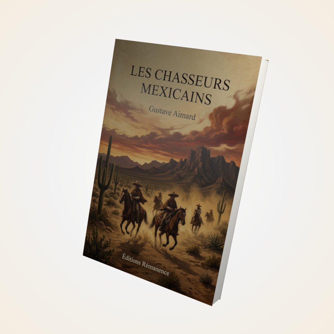 Livre Les chasseurs mexicains - Gustave Aimard - Couverture 3D
