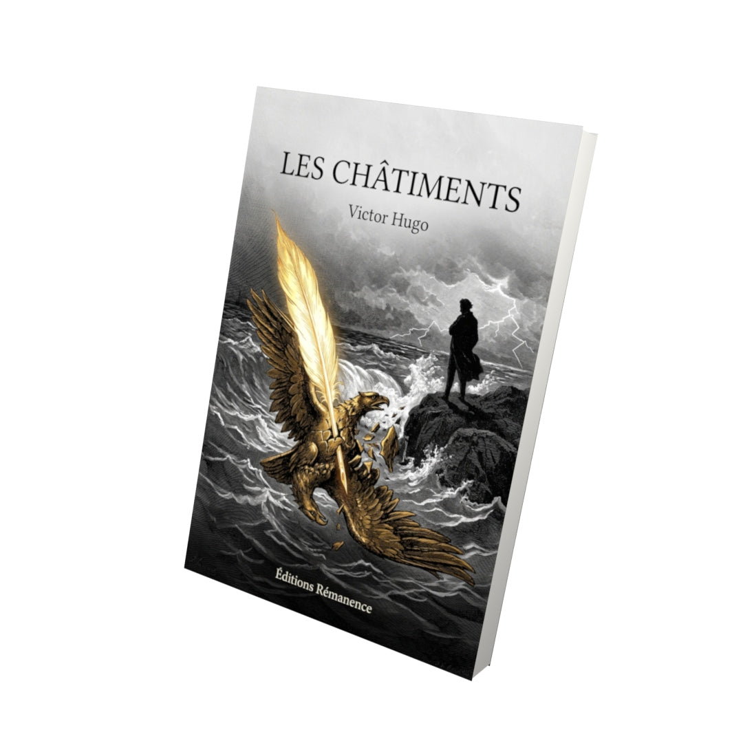 Livre Les Châtiments par Victor Hugo - Vue 3D - Editions Remanence