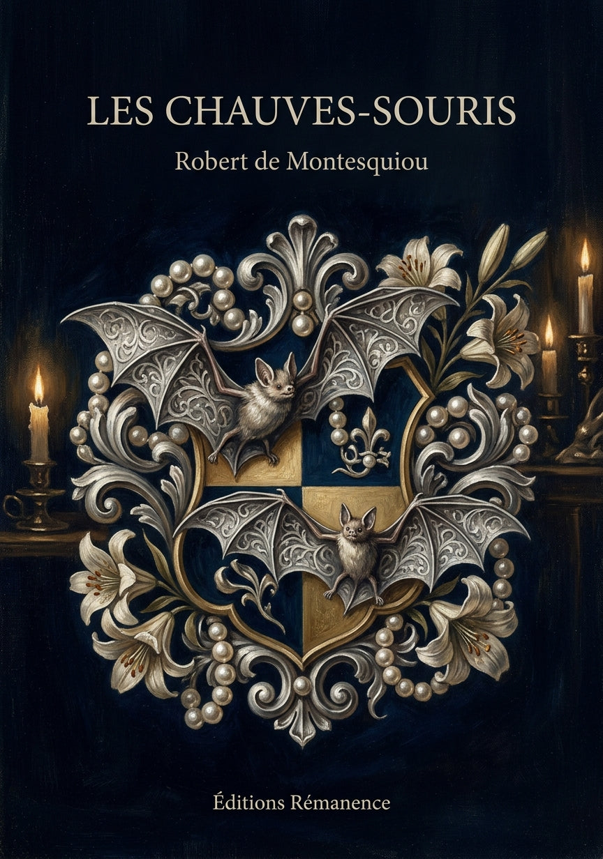 Livre Les Chauves-souris par Robert de Montesquiou - Couverture - Editions Remanence