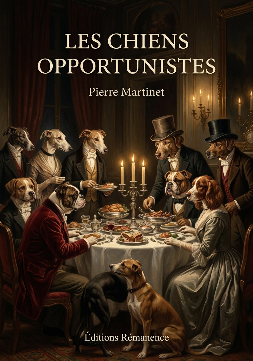 Livre Les Chiens opportunistes par Pierre Martinet - Couverture - Editions Remanence