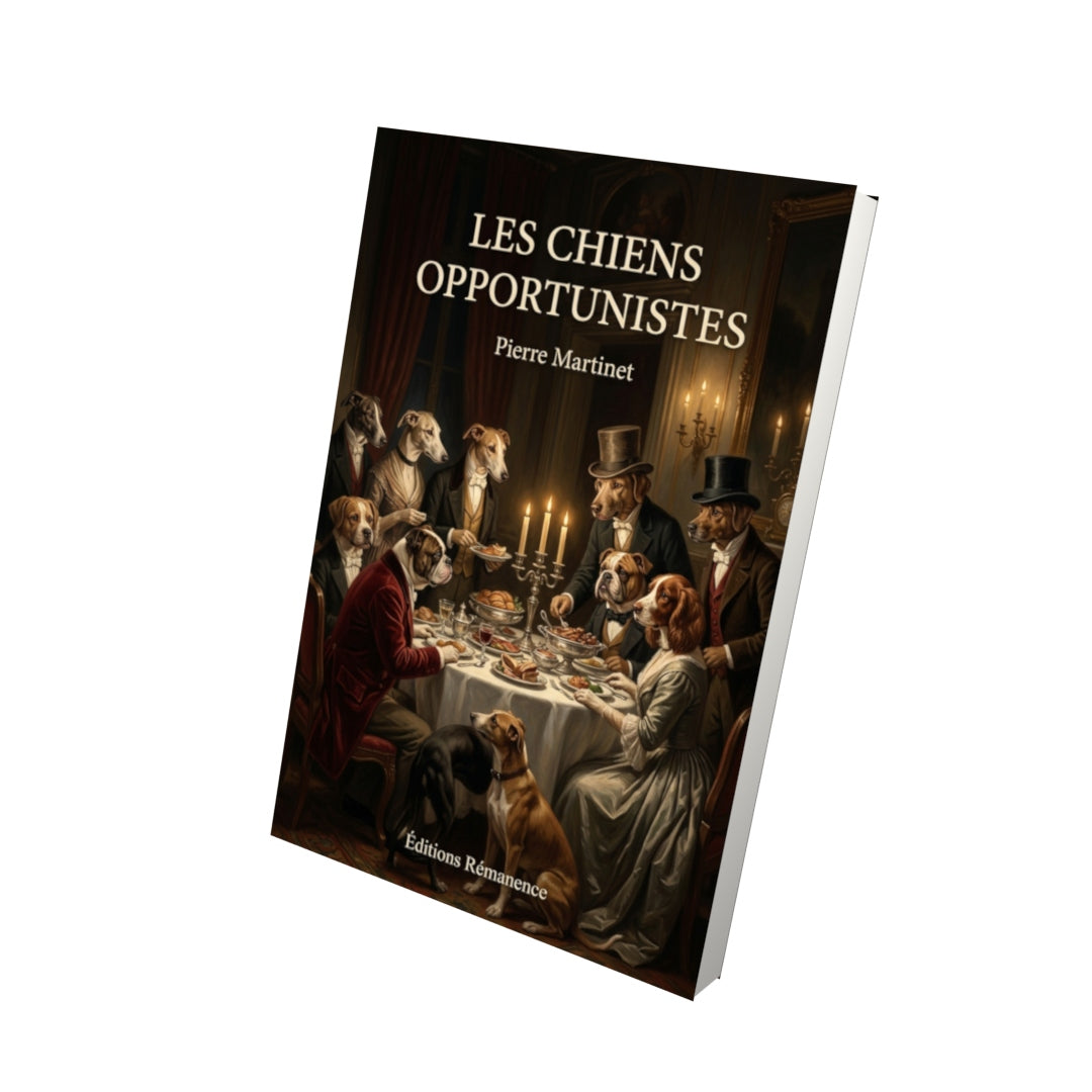 Livre Les Chiens opportunistes par Pierre Martinet - Vue 3D - Editions Remanence