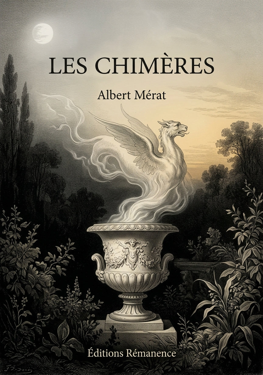 Livre Les Chimères par Albert Mérat - Couverture - Editions Remanence
