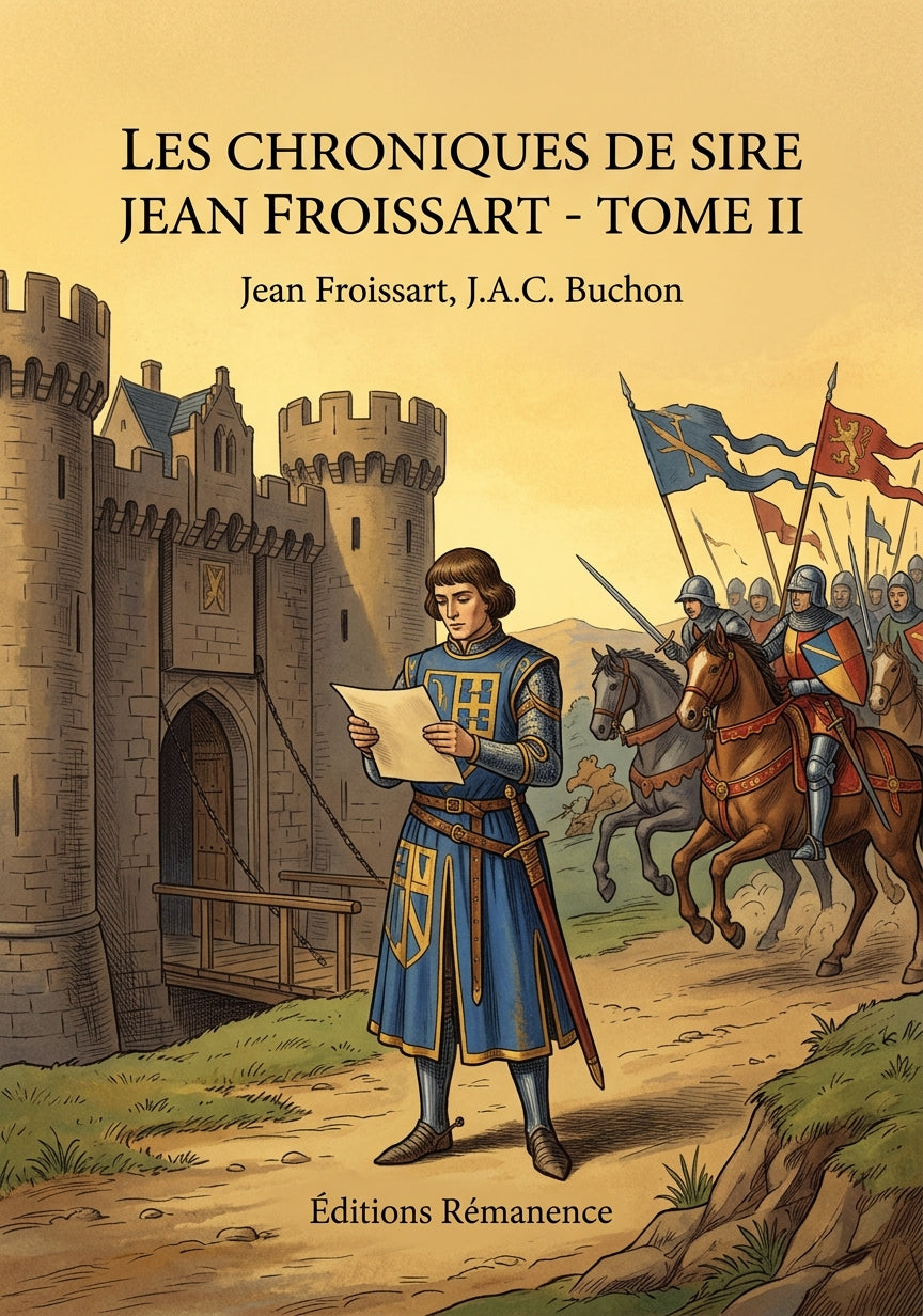 Livre Les Chroniques de Sire Jean Froissart - Tome II par Jean Froissart, J.A.C. Buchon - Couverture - Editions Remanence