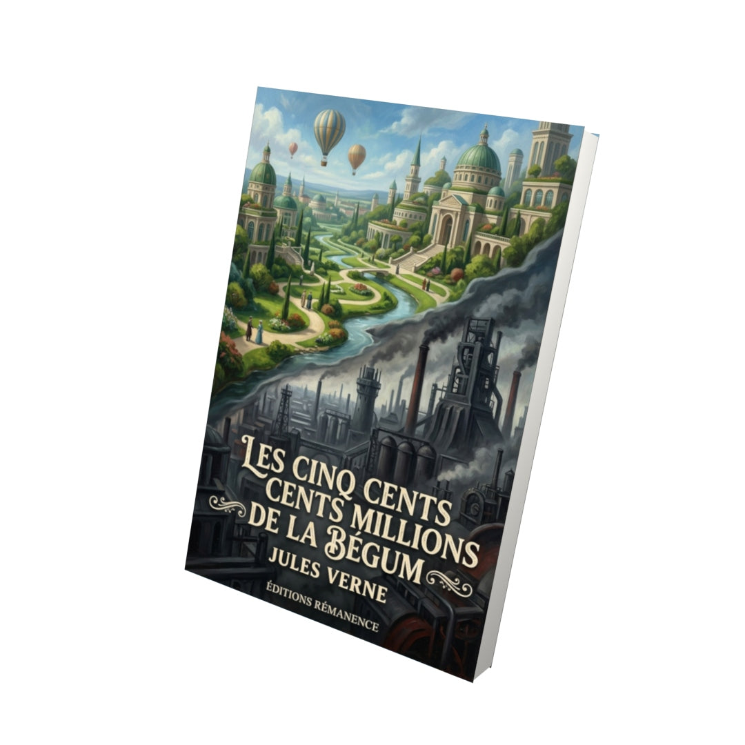 Livre Les Cinq Cents Millions De La Bégum - Jules Verne - Vue 3D - Editions Remanence