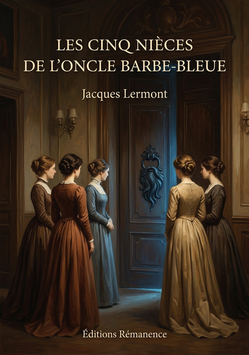 Livre Les cinq nièces de l’oncle Barbe-Bleue par Jacques Lermont - Couverture - Editions Remanence