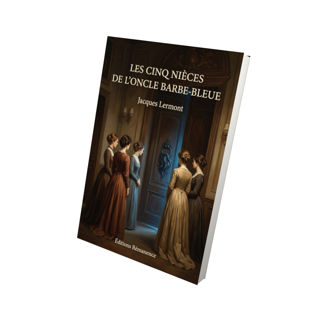 Livre Les cinq nièces de l’oncle Barbe-Bleue par Jacques Lermont - Vue 3D - Editions Remanence
