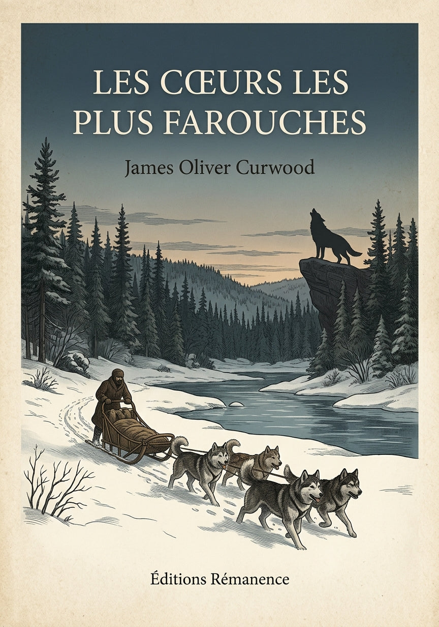 Les cœurs les plus farouches - James Oliver Curwood (Couverture)