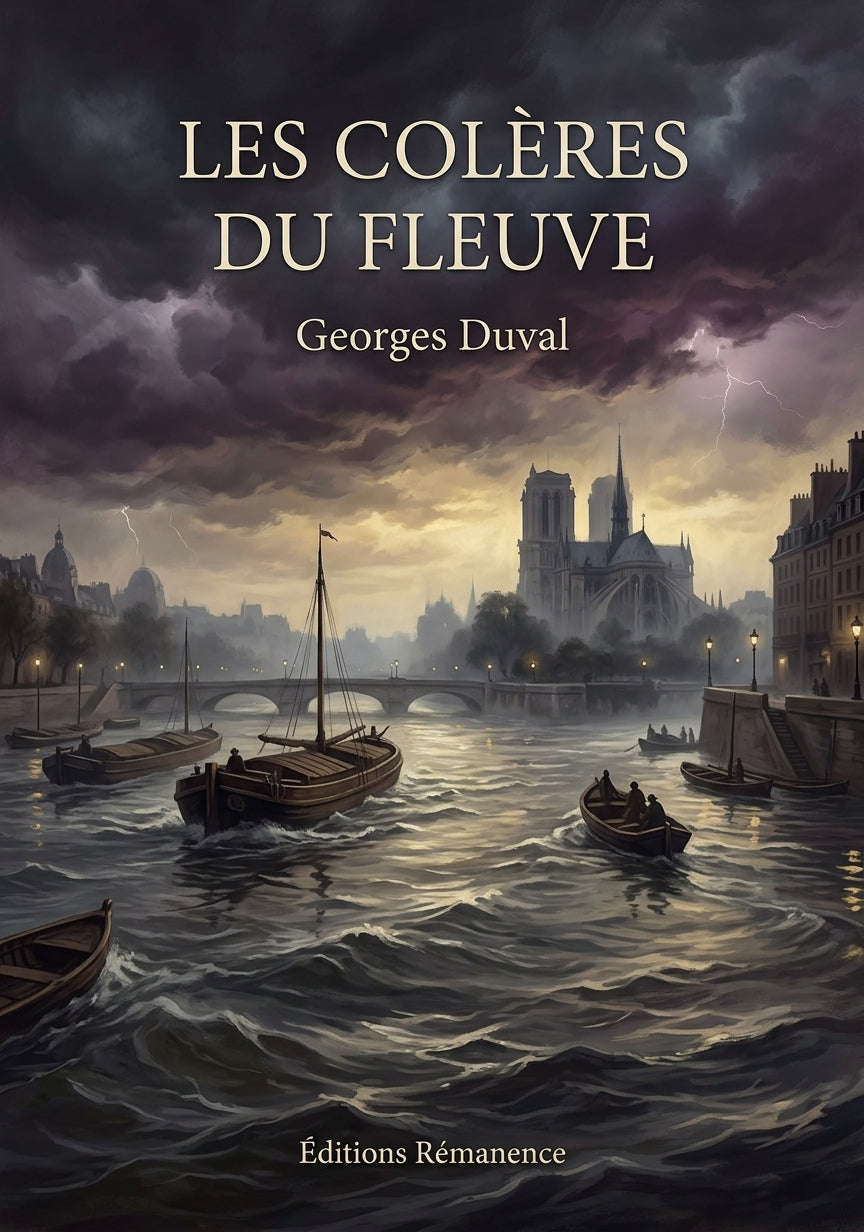 Livre Les Colères du fleuve par Georges Duval - Couverture - Editions Remanence
