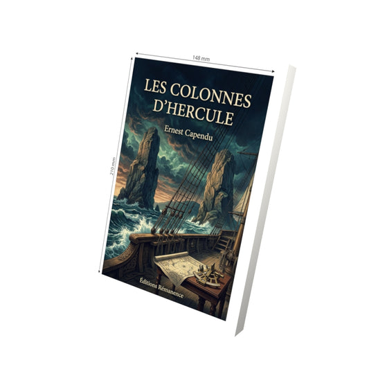 Livre Les Colonnes d’Hercule par Ernest Capendu - Vue 3D - Editions Remanence