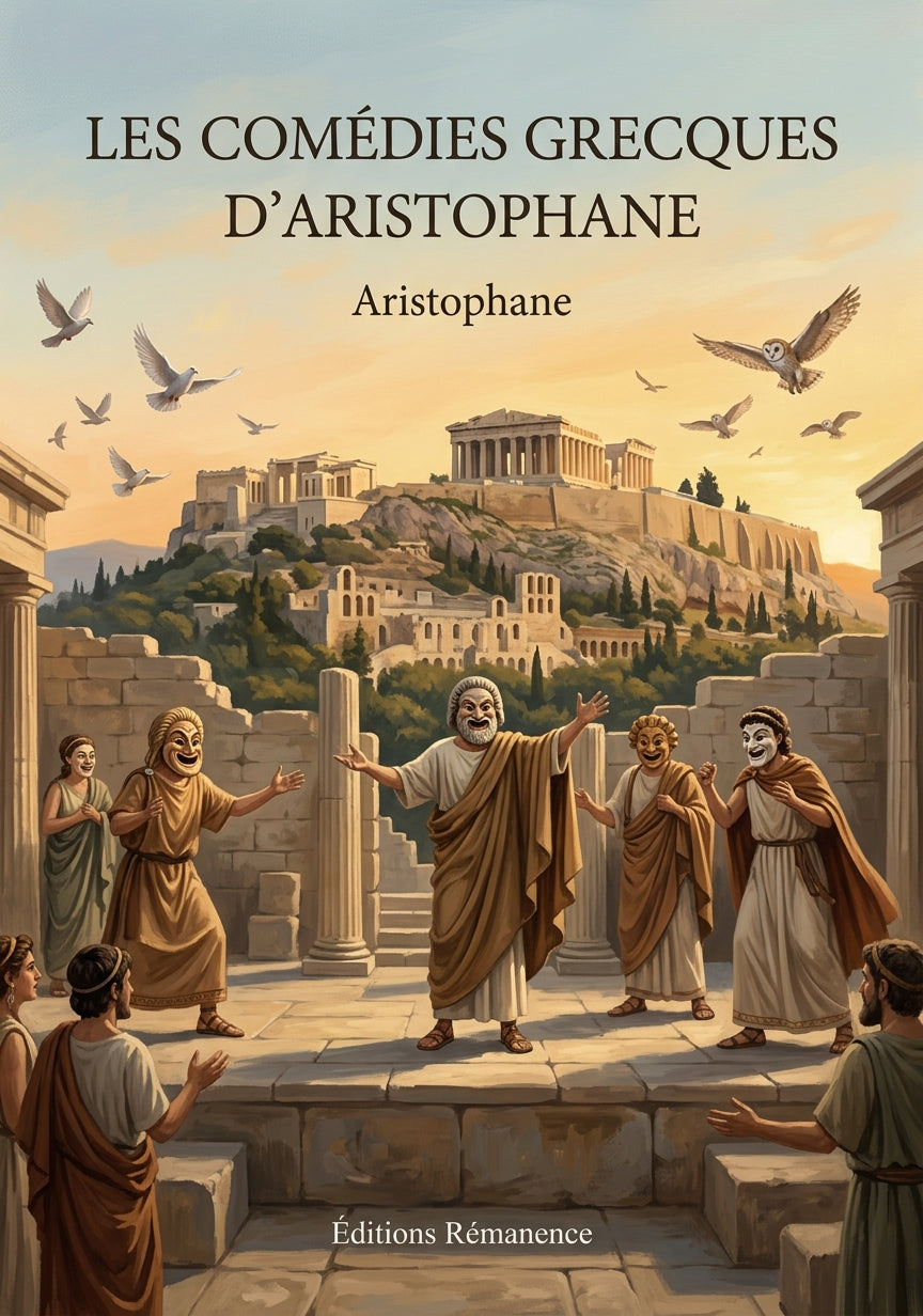 Livre Les Comédies grecques d’Aristophane par Aristophane - Couverture - Editions Remanence