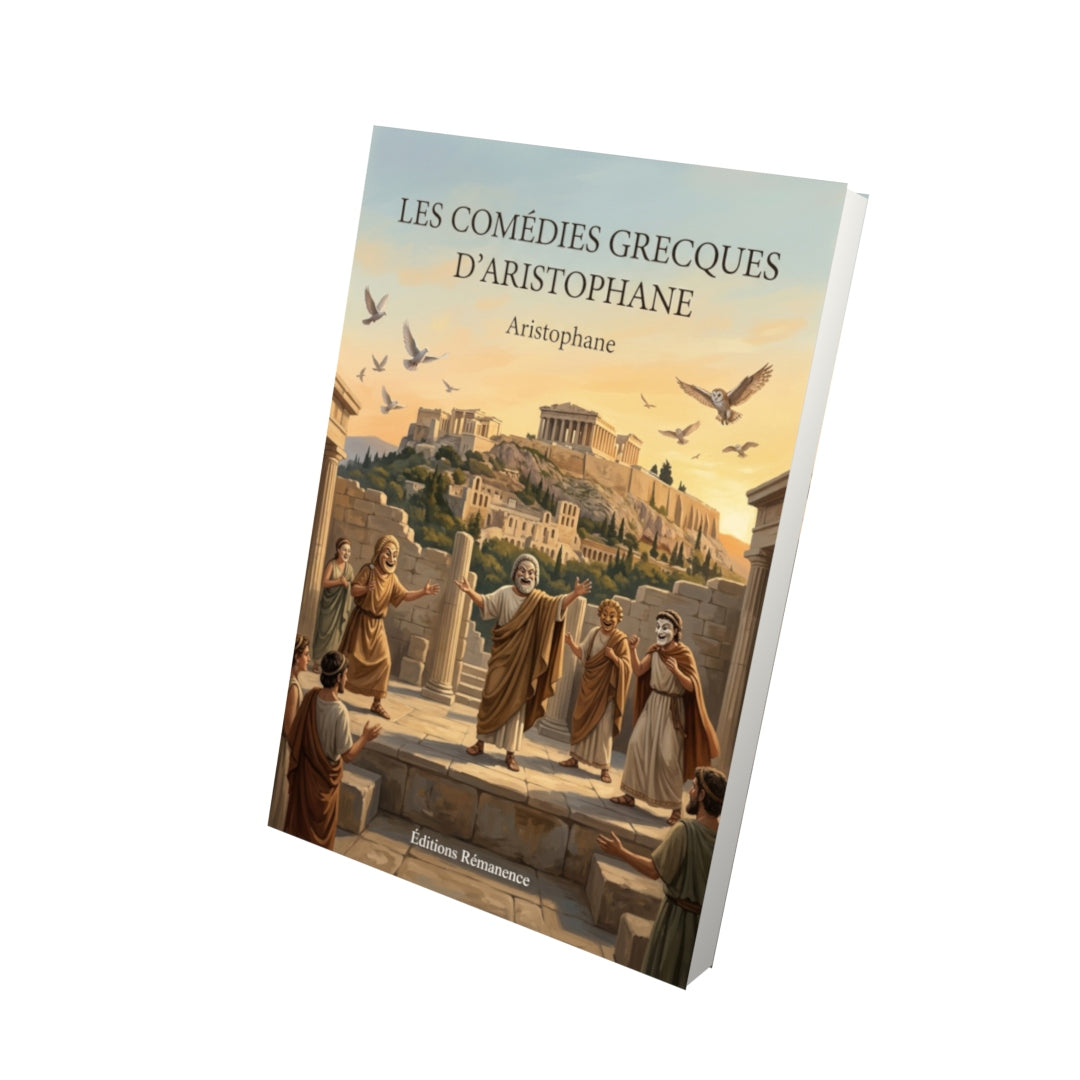 Livre Les Comédies grecques d’Aristophane par Aristophane - Vue 3D - Editions Remanence