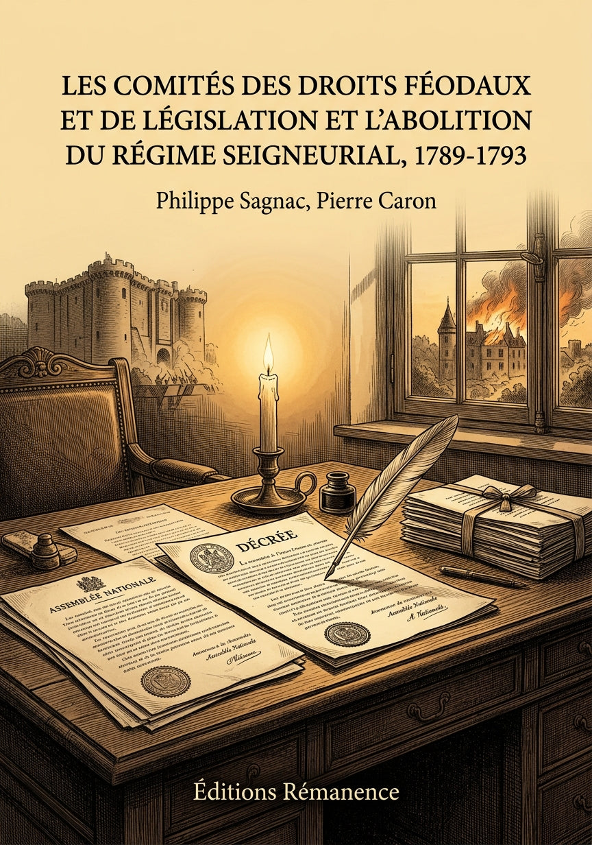 Livre Les comités des droits féodaux et de législation et l'abolition du régime seigneurial, 1789-1793 par Philippe Sagnac, Pierre Caron - Couverture - Editions Remanence