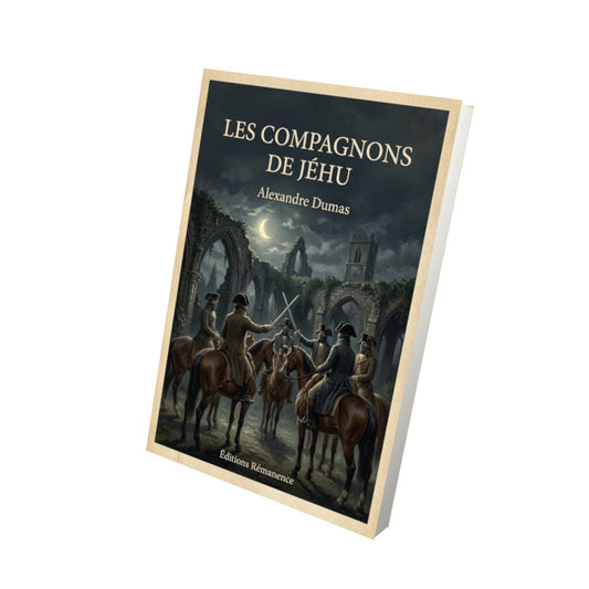Livre Les compagnons de Jéhu - Alexandre Dumas - Vue 3D - Editions Remanence