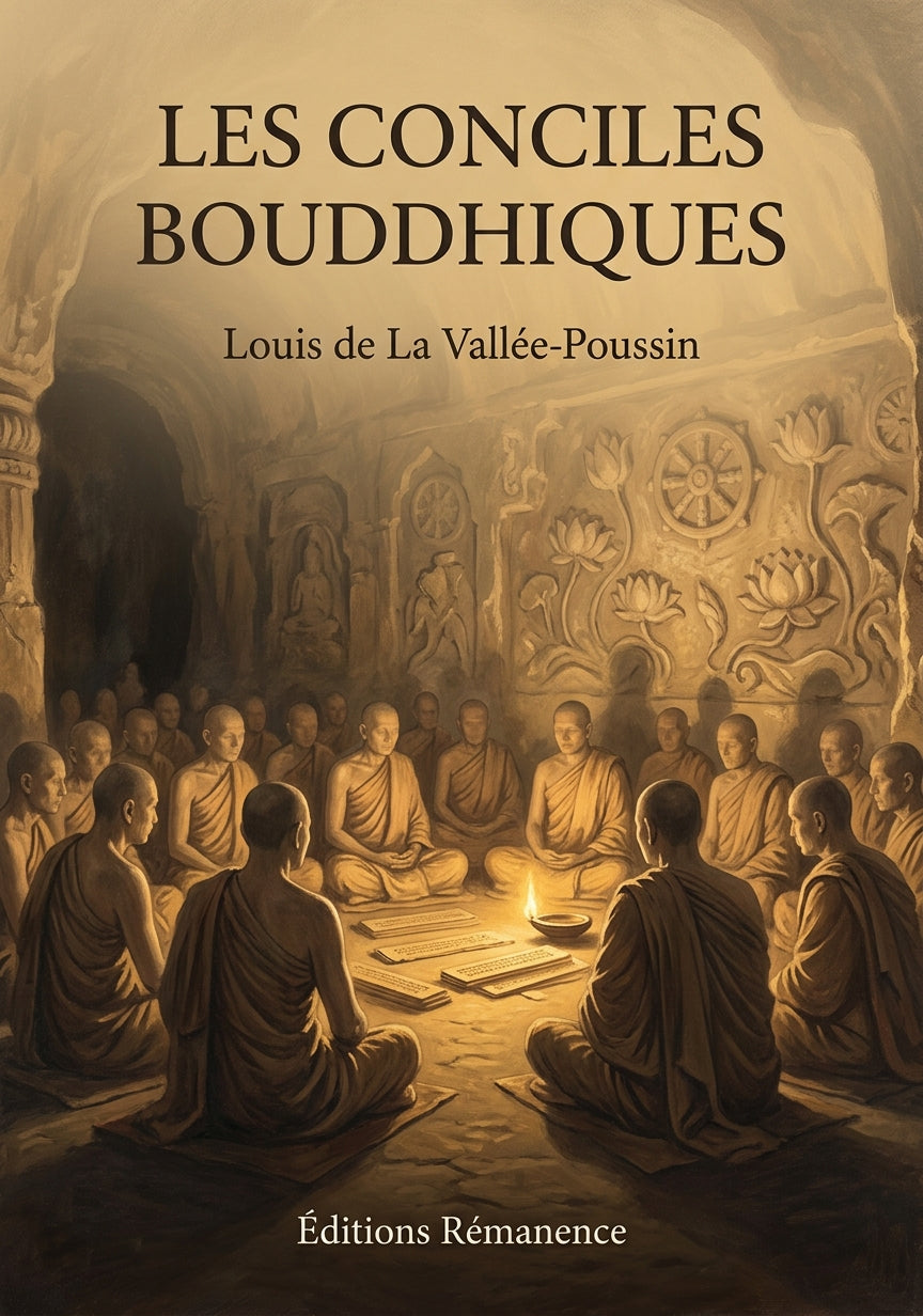 Livre Les Conciles bouddhiques par Louis de La Vallée-Poussin - Couverture - Editions Remanence
