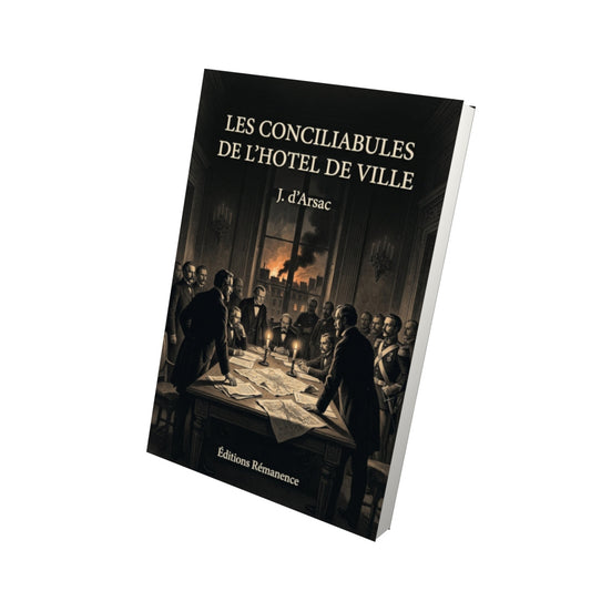 Livre Les conciliabules de l'Hotel de Ville - J. d'Arsac - Vue 3D - Editions Remanence