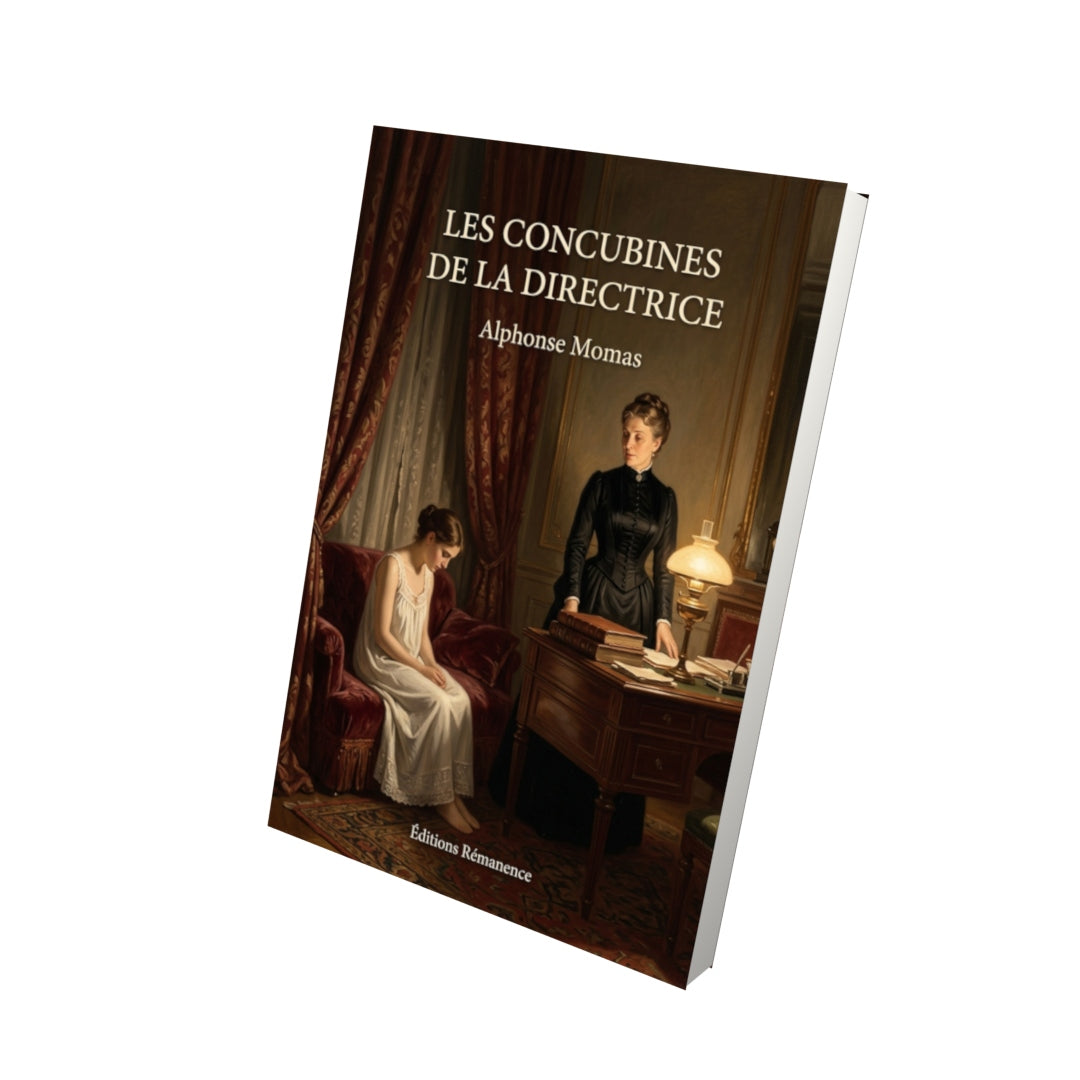 Livre Les Concubines de la directrice par Alphonse Momas - Vue 3D - Editions Remanence