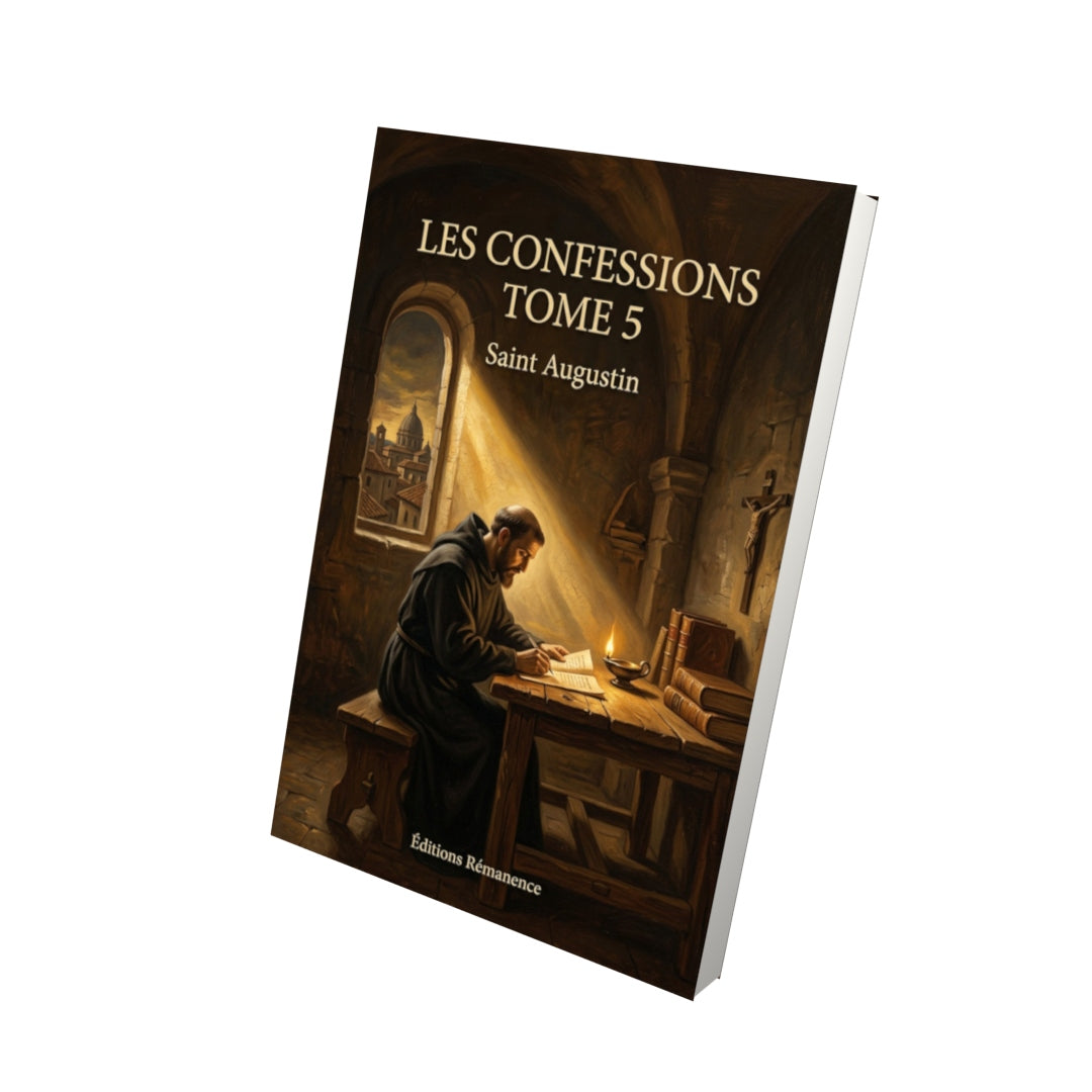 Livre Les Confessions Tome 5 - Saint Augustin - Vue 3D - Editions Remanence