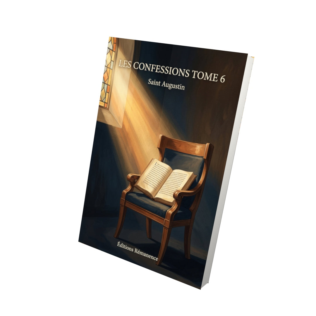 Livre Les Confessions Tome 6 - Saint Augustin - Vue 3D - Editions Remanence