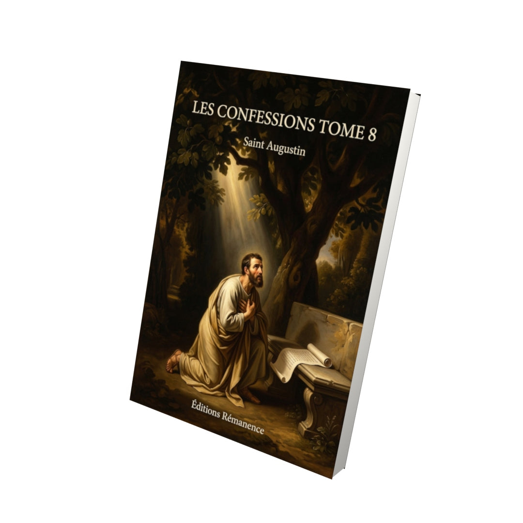 Livre Les Confessions Tome 8 - Saint Augustin - Vue 3D - Editions Remanence