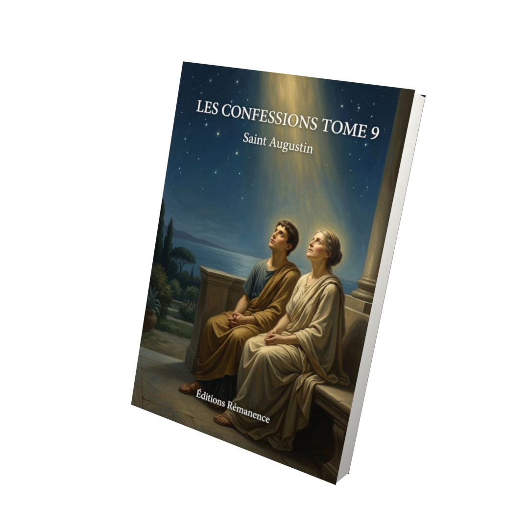 Livre Les Confessions Tome 9 - Saint Augustin - Vue 3D - Editions Remanence