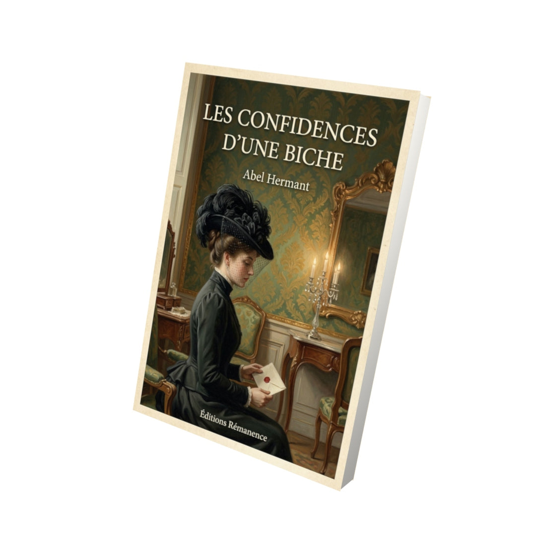 Livre Les Confidences d'une Biche - Abel Hermant - Vue 3D - Editions Remanence