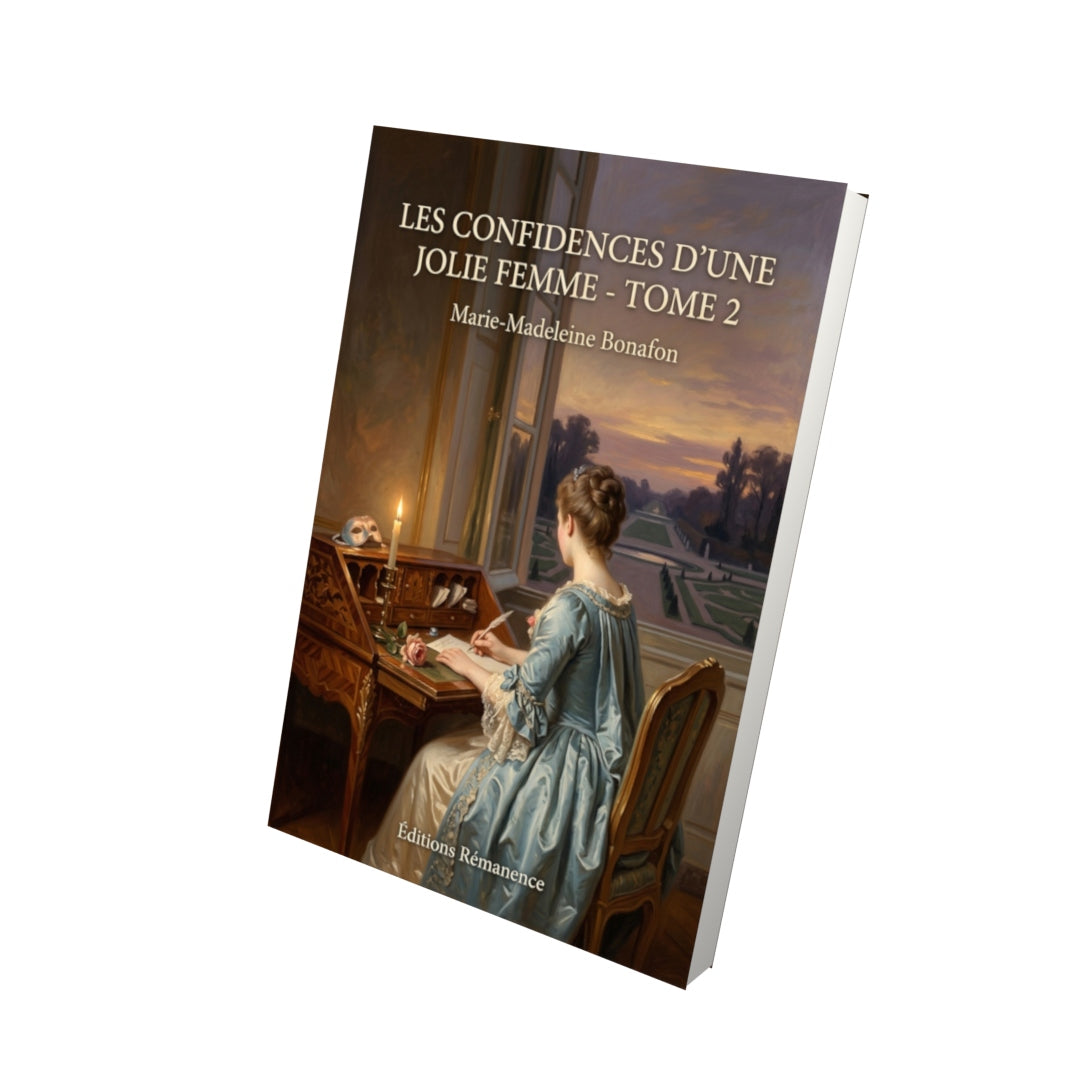 Livre Les Confidences d’une jolie femme - Tome 2 par Marie-Madeleine Bonafon - Vue 3D - Editions Remanence