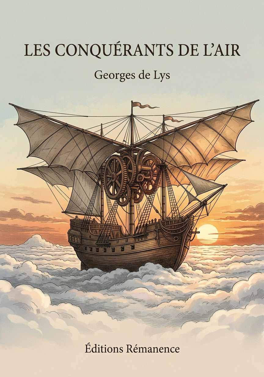 Livre Les Conquérants de l’air par Georges de Lys - Couverture - Editions Remanence