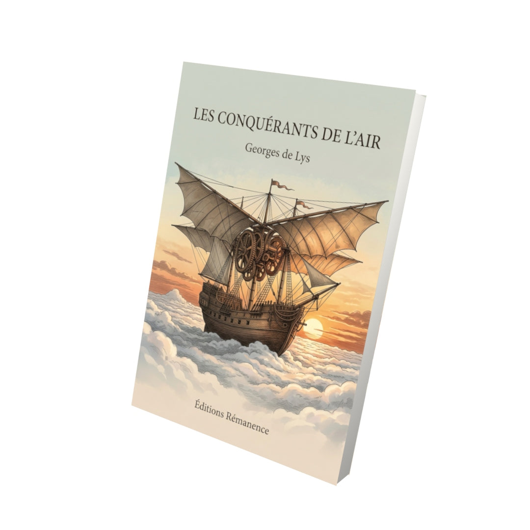 Livre Les Conquérants de l’air par Georges de Lys - Vue 3D - Editions Remanence