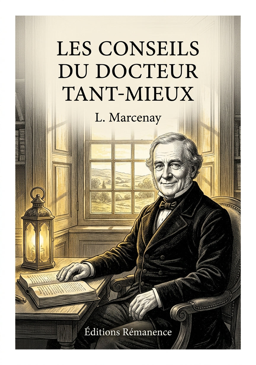 Livre Les Conseils du Docteur Tant-Mieux par L. Marcenay - Couverture - Editions Remanence