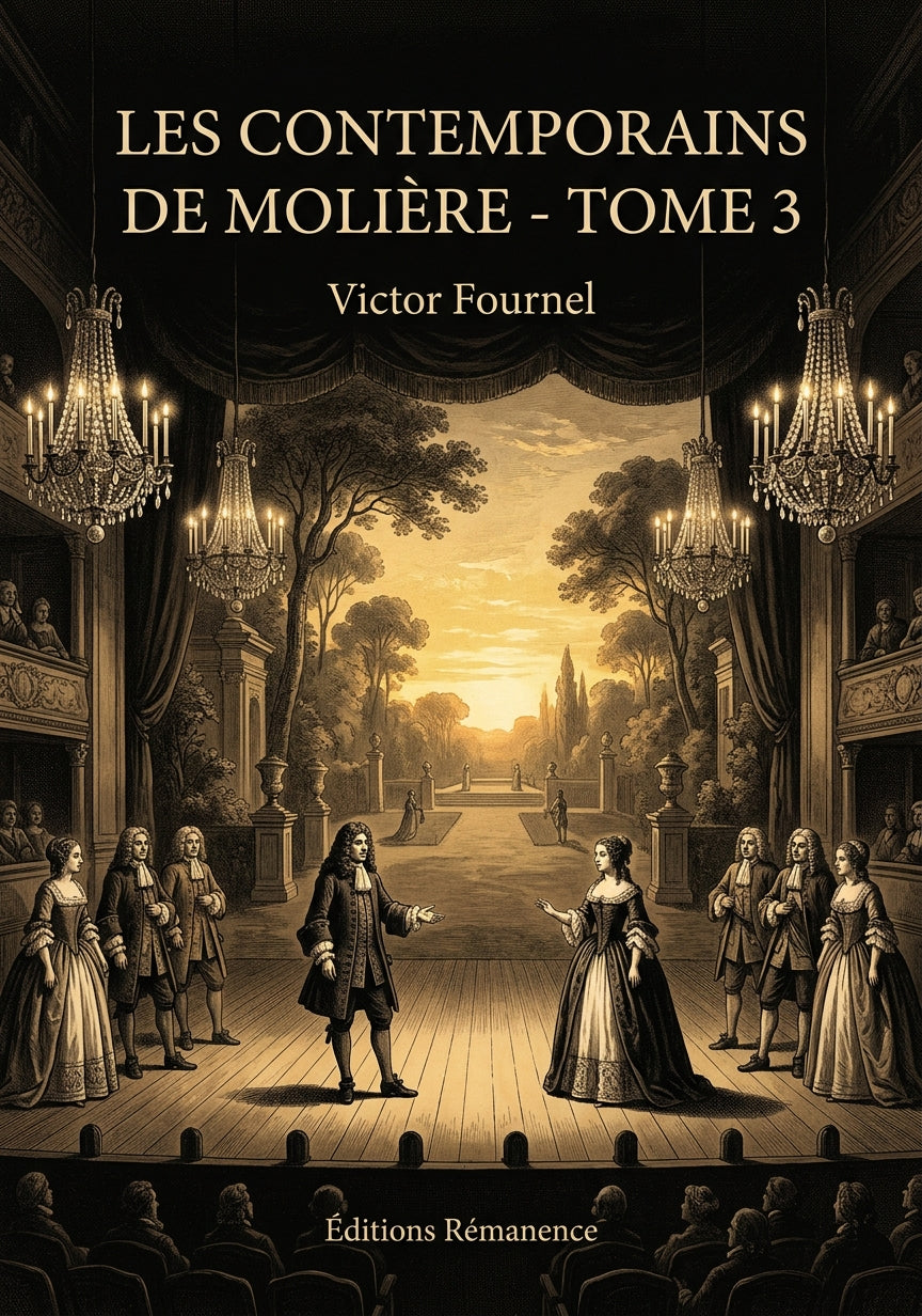 Livre Les contemporains de Molière - Tome 3 par Victor Fournel - Couverture - Editions Remanence