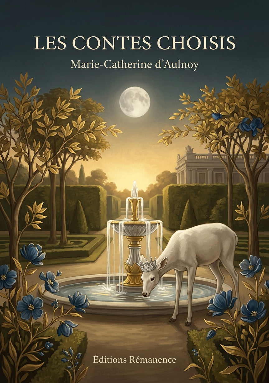 Livre Les contes choisis par Marie-Catherine d’Aulnoy - Couverture - Editions Remanence