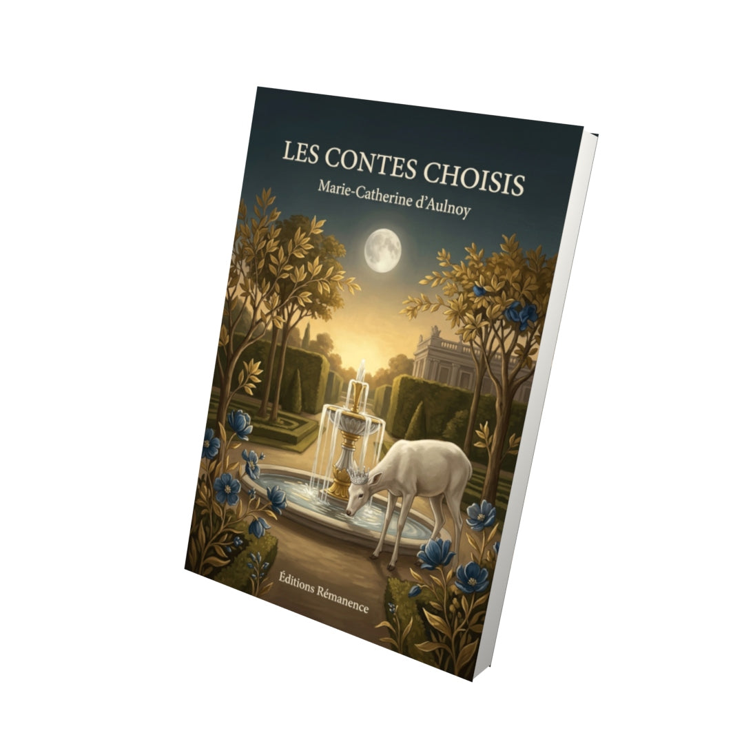 Livre Les contes choisis par Marie-Catherine d’Aulnoy - Vue 3D - Editions Remanence