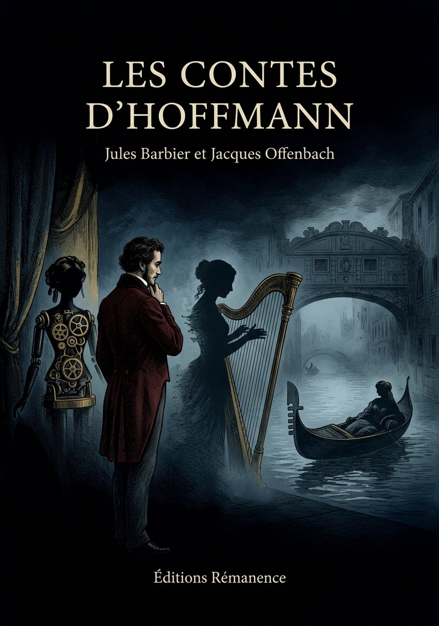 Livre Les Contes d’Hoffmann par Jules Barbier et Jacques Offenbach - Couverture - Editions Remanence
