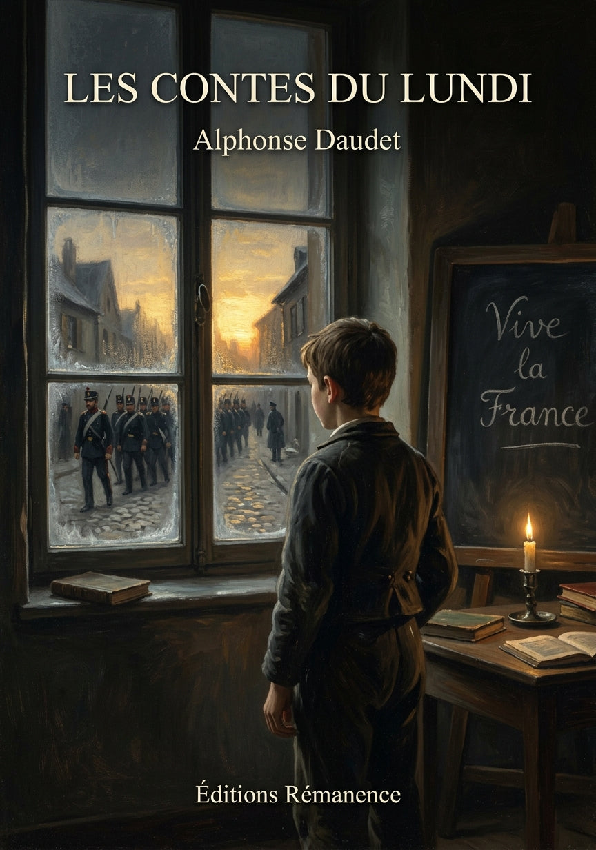 Livre Les Contes du lundi par Alphonse Daudet - Couverture - Editions Remanence