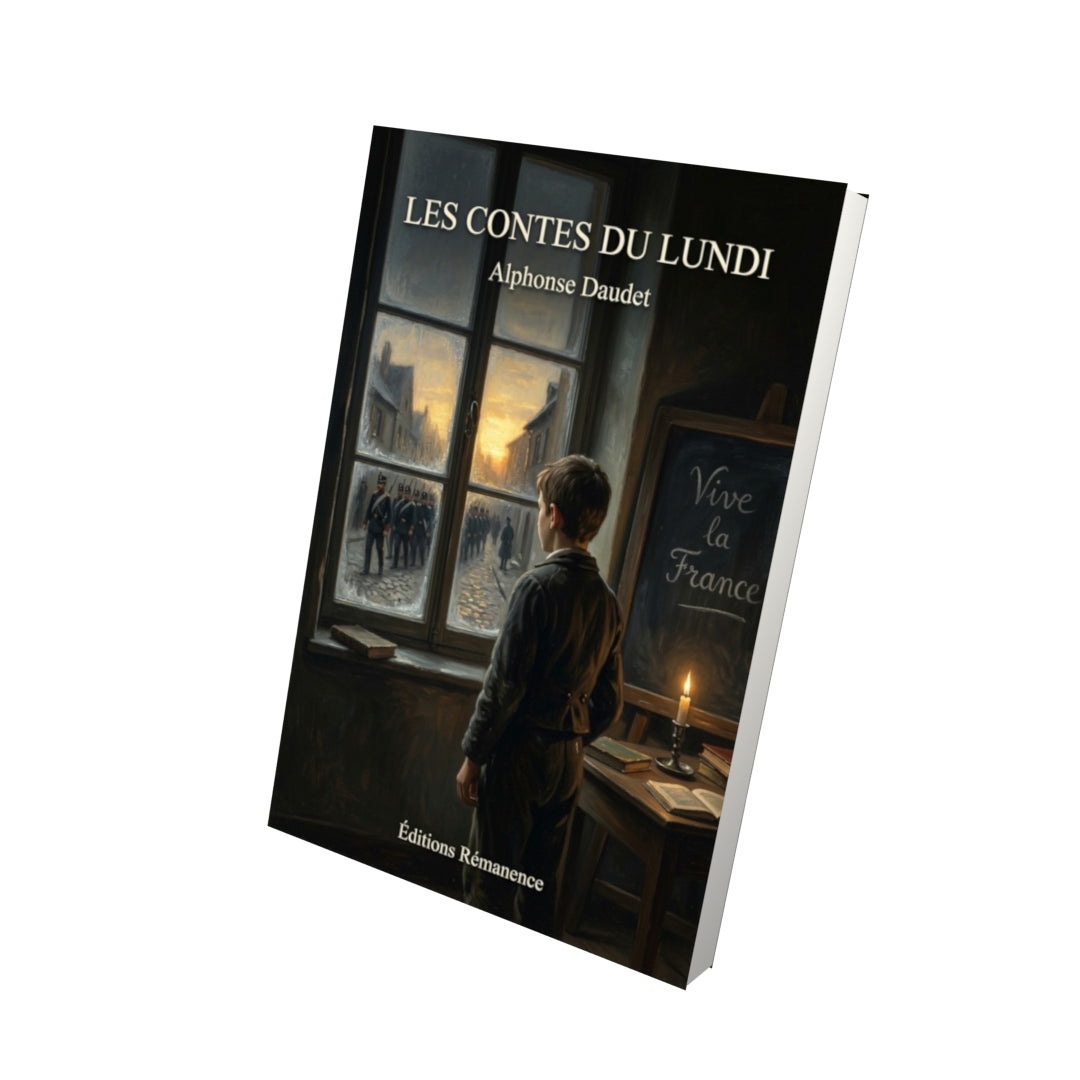 Livre Les Contes du lundi par Alphonse Daudet - Vue 3D - Editions Remanence