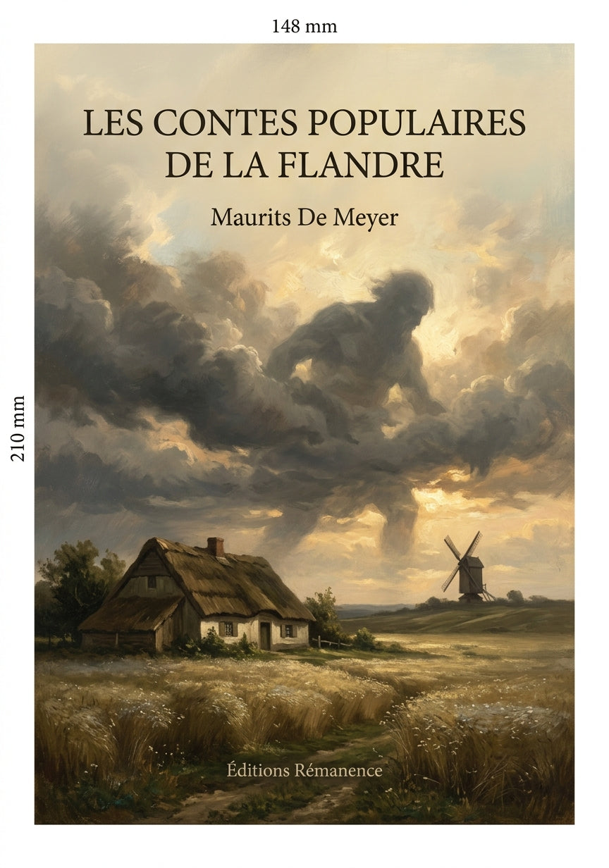 Livre Les Contes populaires de la Flandre par Maurits De Meyer - Couverture - Editions Remanence