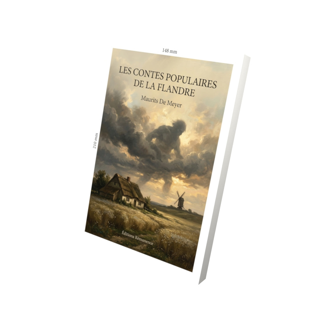 Livre Les Contes populaires de la Flandre par Maurits De Meyer - Vue 3D - Editions Remanence