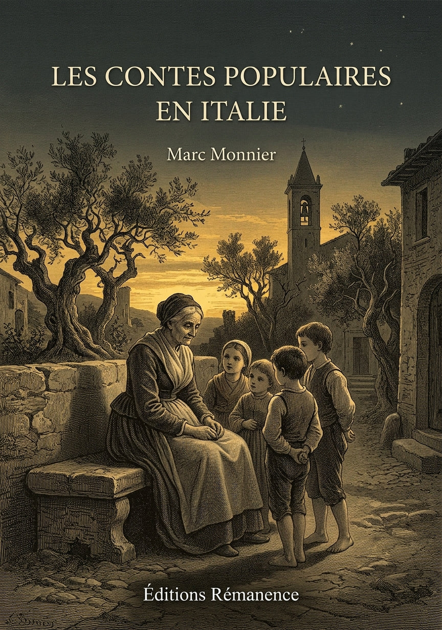 Livre Les Contes populaires en Italie par Marc Monnier - Couverture - Editions Remanence