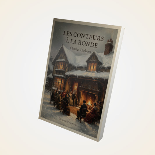 Livre Les conteurs à la ronde - Charles Dickens - Couverture 3D